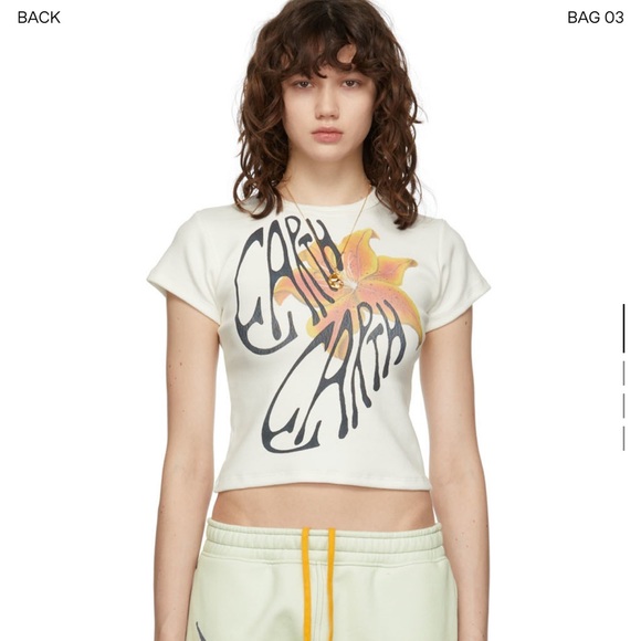 SOLD Juliet Johnstone flower t shirt - Picture 1 of 5